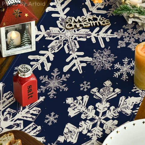 Artoid Mode durable polyester table runner resists spills and protects surfaces