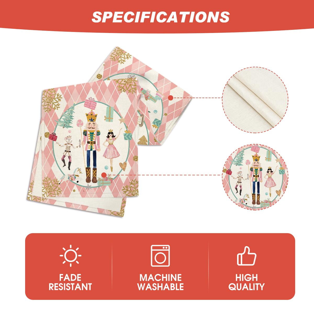 Artoid Mode easy-care polyester runner resists fading after washes.