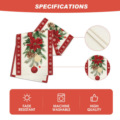 Artoid Mode easy-clean table runner withstands washing and fading.