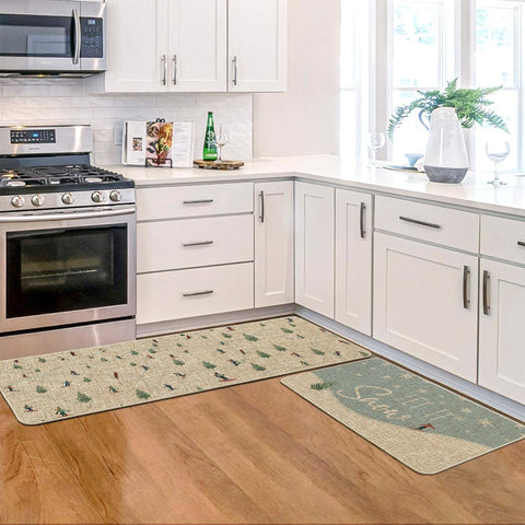 Artoid Mode easy-clean kitchen mat simplifies cleanup after cooking