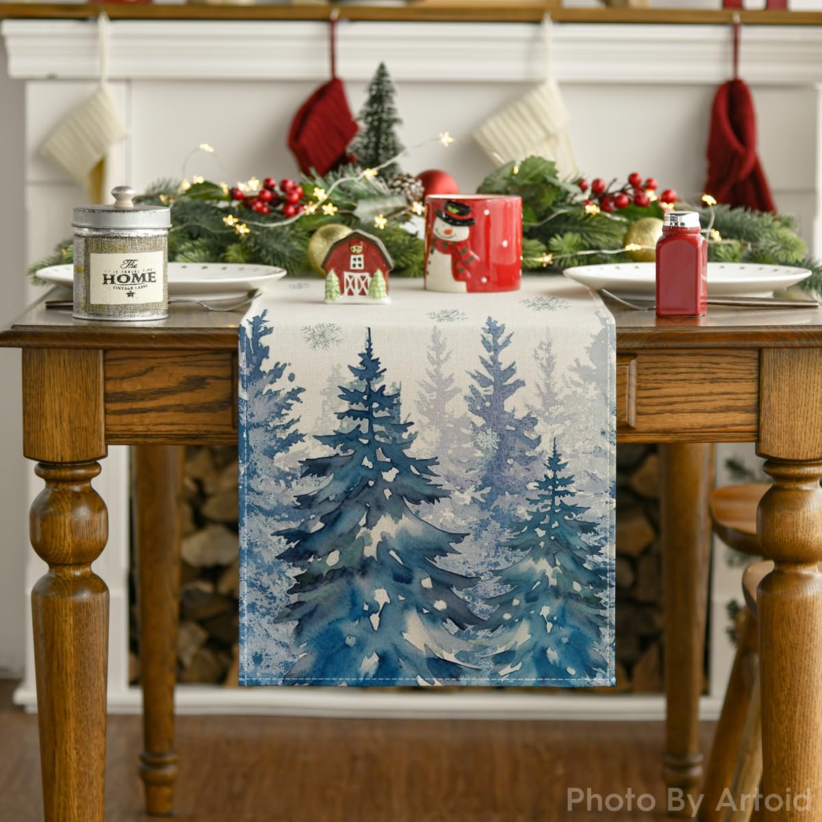 Artoid Mode vivid colors create an inviting dinner party vibe.