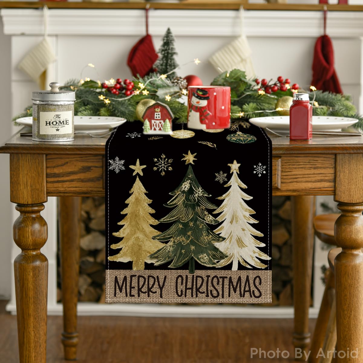 Artoid Mode elegant dining room ambiance with seasonal charm