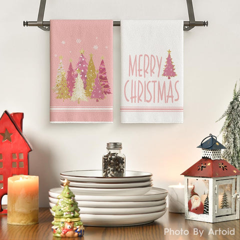 Artoid Mode farmhouse star dish towel adds charm while absorbing spills during meals.