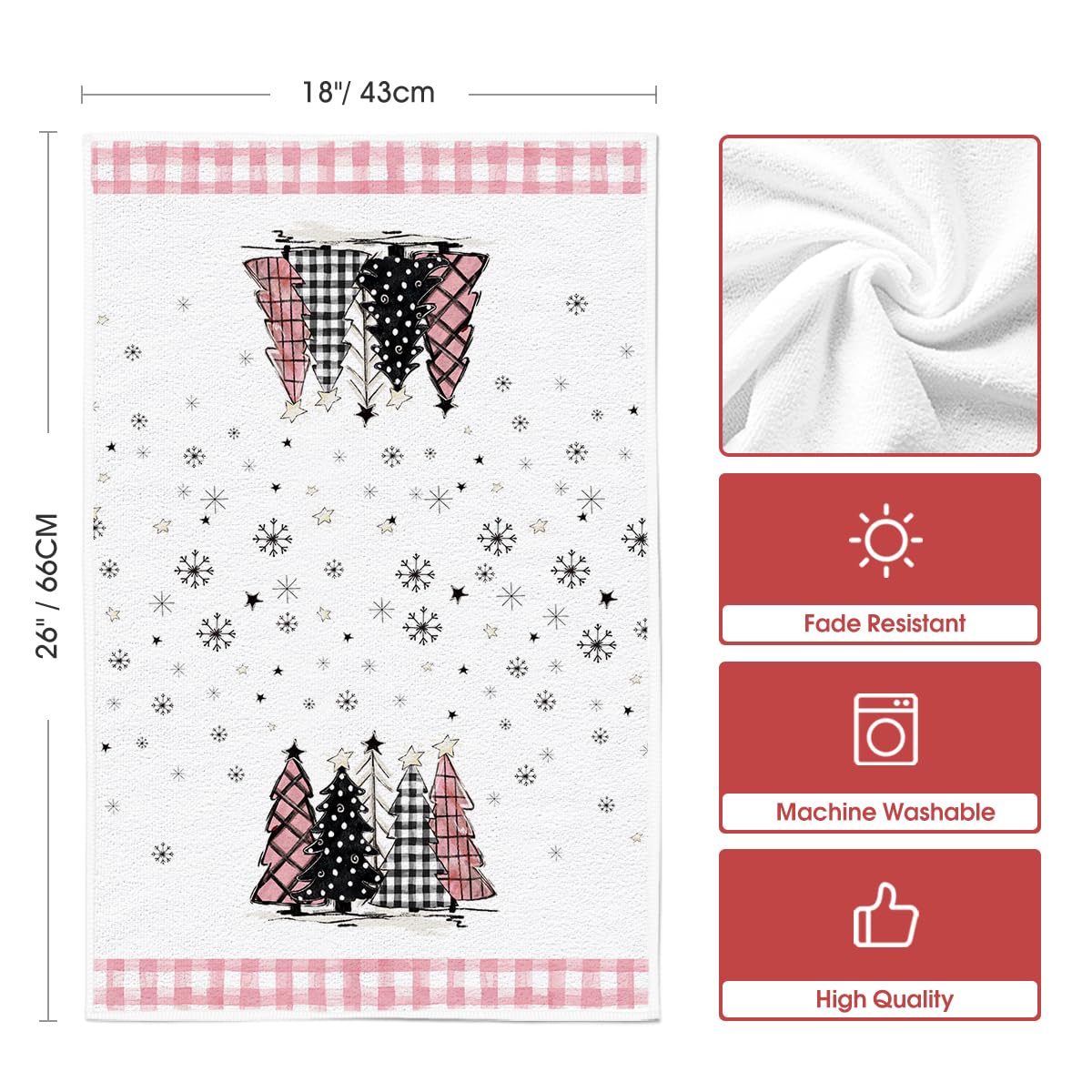 Artoid Mode festive kitchen decor towels adding seasonal charm