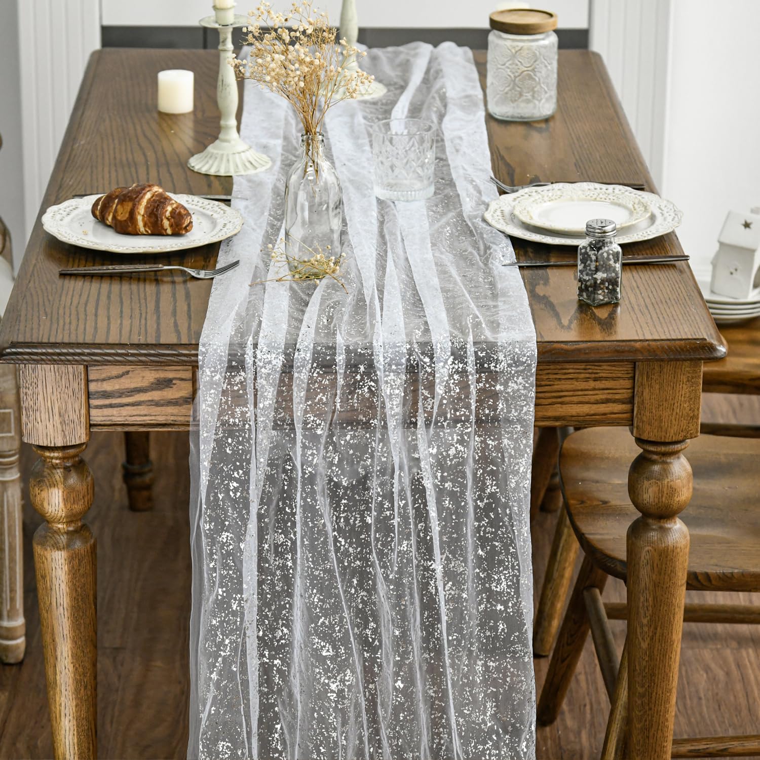 Artoid Mode glitter foil finish catches light for special occasions and holidays.