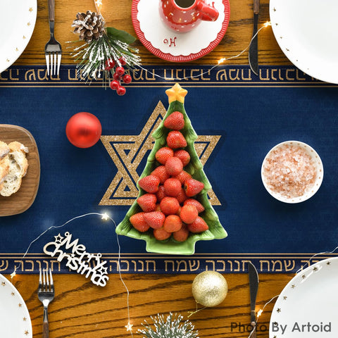 Artoid Mode holiday dining decor adds vibrant ambiance to meals.