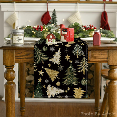 Artoid Mode 13x72 inch holiday table runner fits 4–6 seat tables