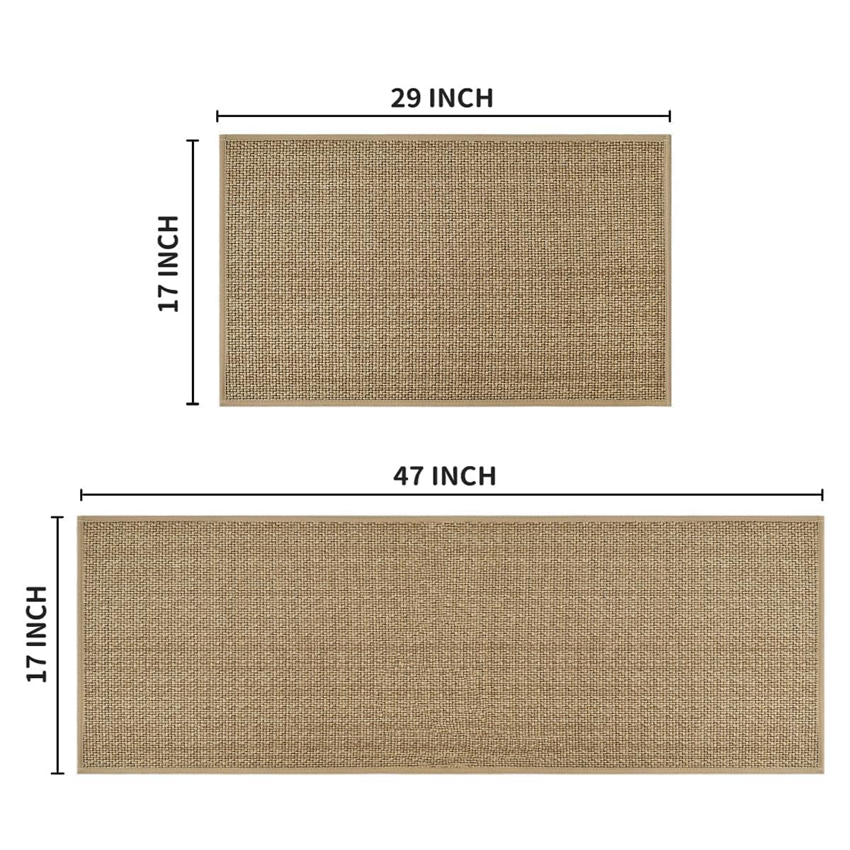 Artoid Mode washable kitchen mat ready for machine wash.