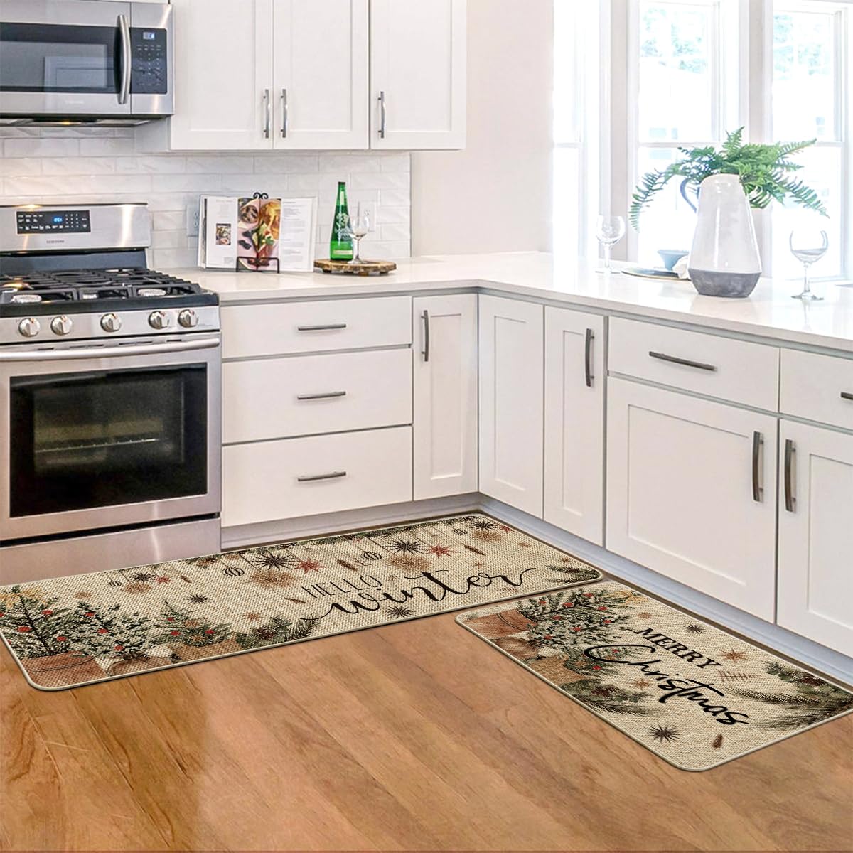 Artoid Mode low-profile polyester felt top mat minimizes trip risk in busy areas.