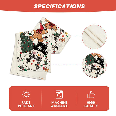 Artoid Mode machine-washable-table-runner cleans easily after spills.