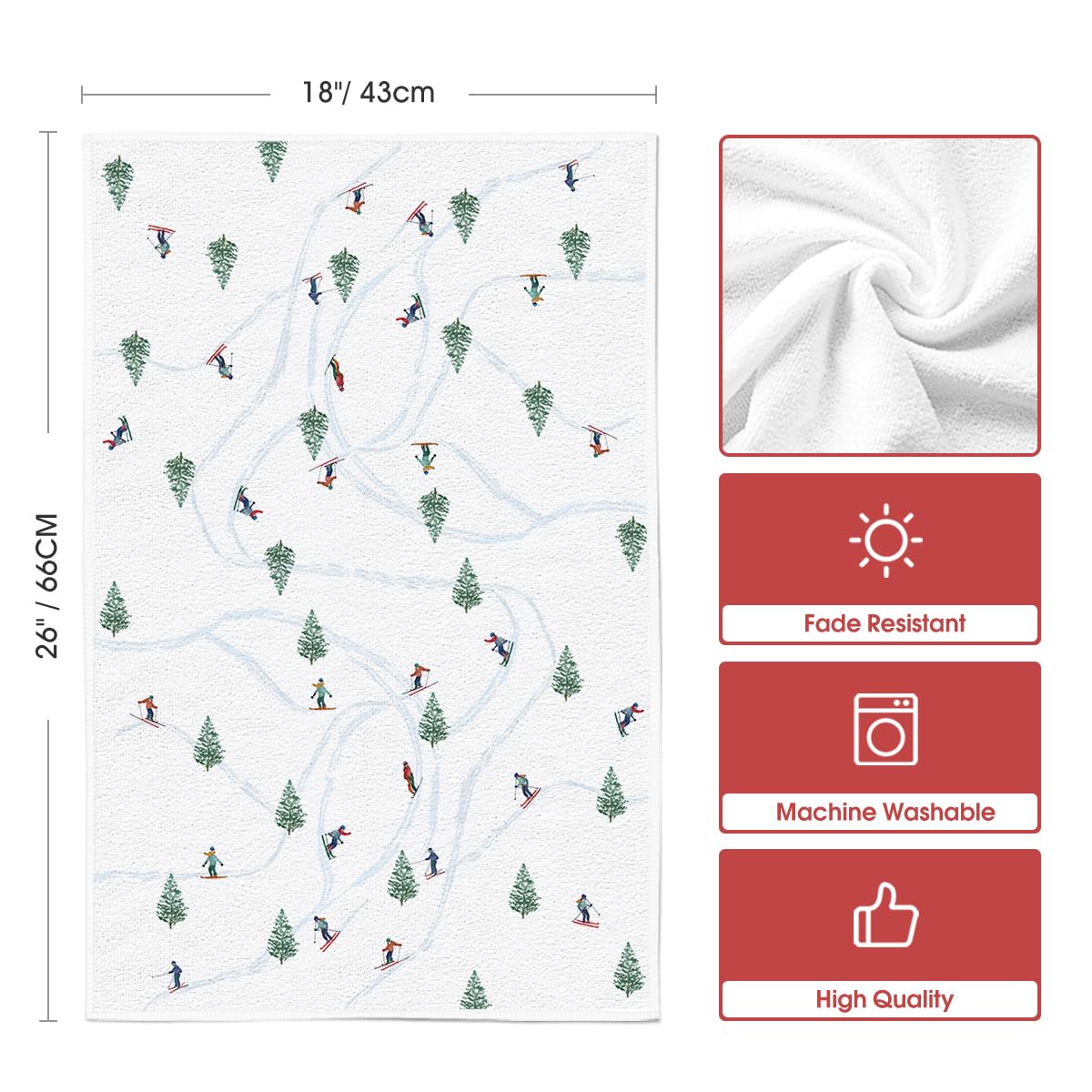 Artoid Mode machine-washable towels stay vibrant after multiple washes for repeated use.