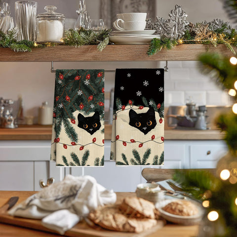 Artoid Mode microfiber towels, 12x24 inches, absorbent for efficient kitchen drying.