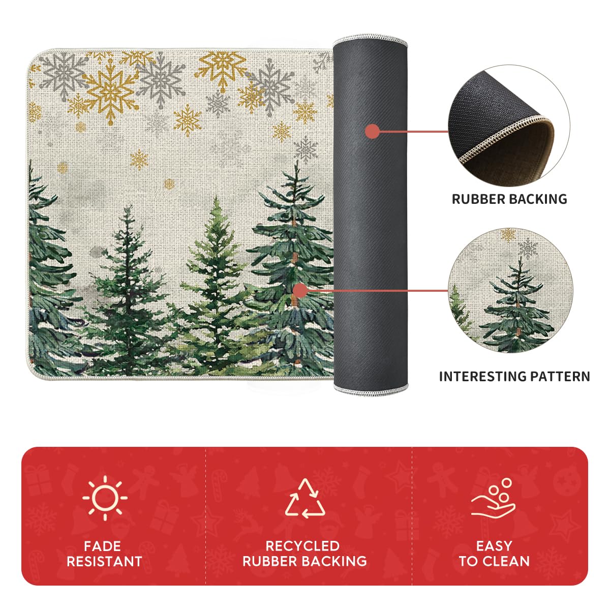 Artoid Mode easy-clean design cleans with hose or mild detergent after holiday gatherings.
