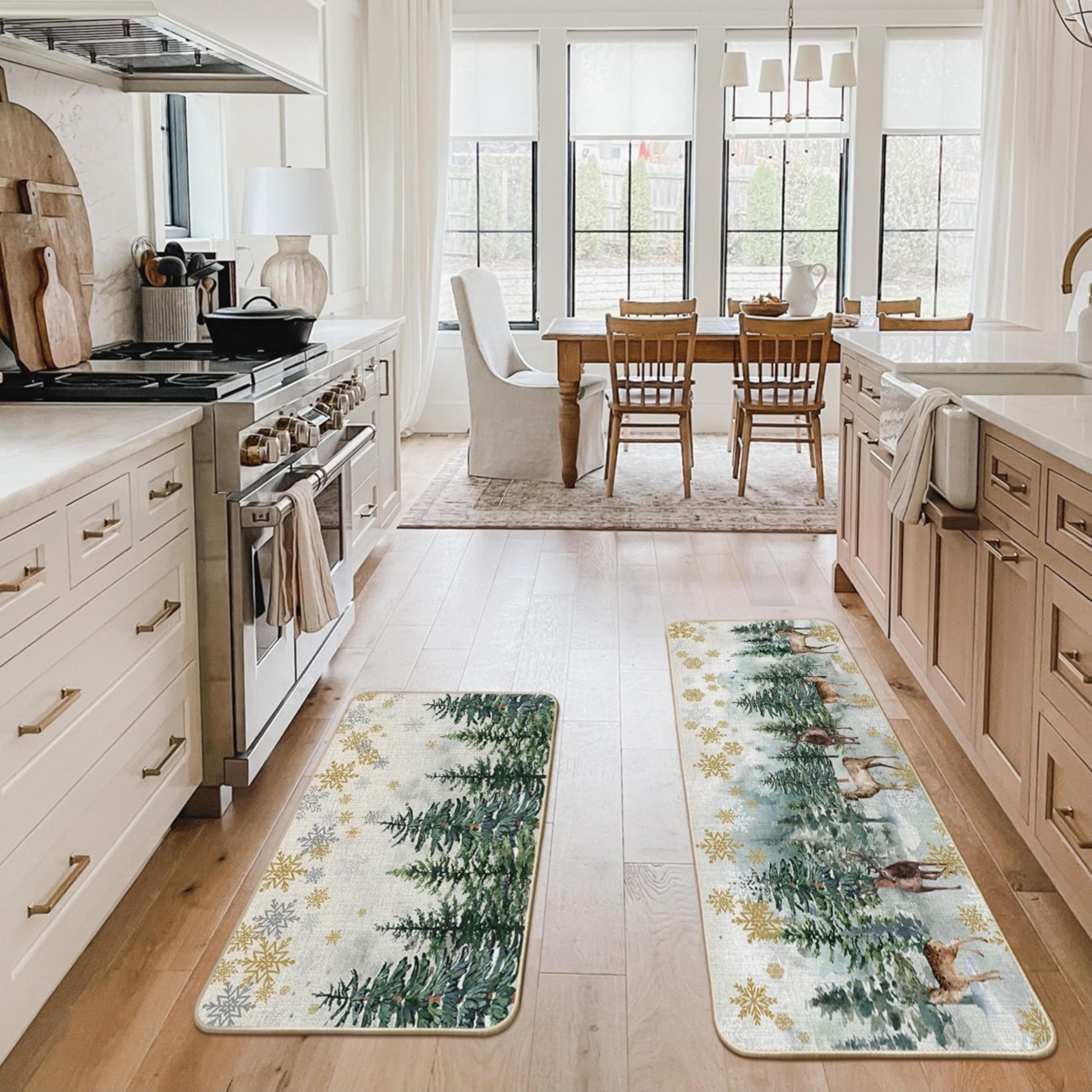 Artoid Mode nonslip durable kitchen mat suitable for high-traffic areas.