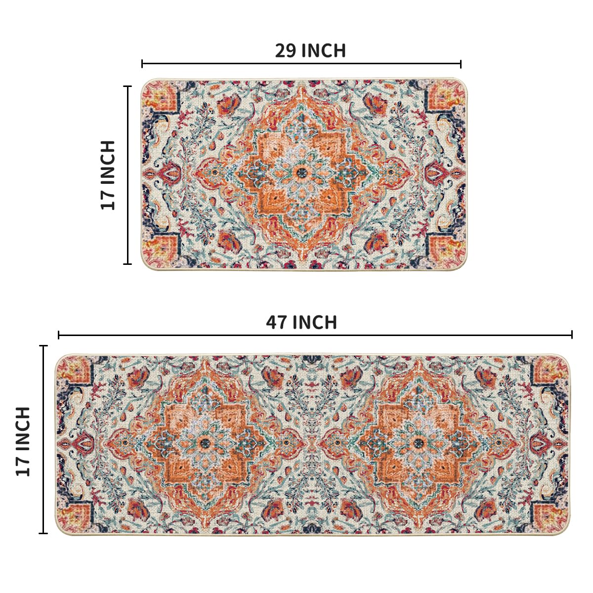 Artoid Mode Bohemia decor mats brighten kitchens, entryways, and patios.