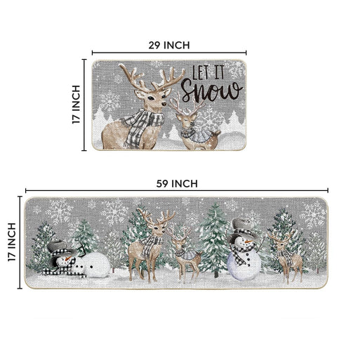 Artoid Mode Xmas Trees Deer Snowflakes pattern detail highlights seasonal charm.