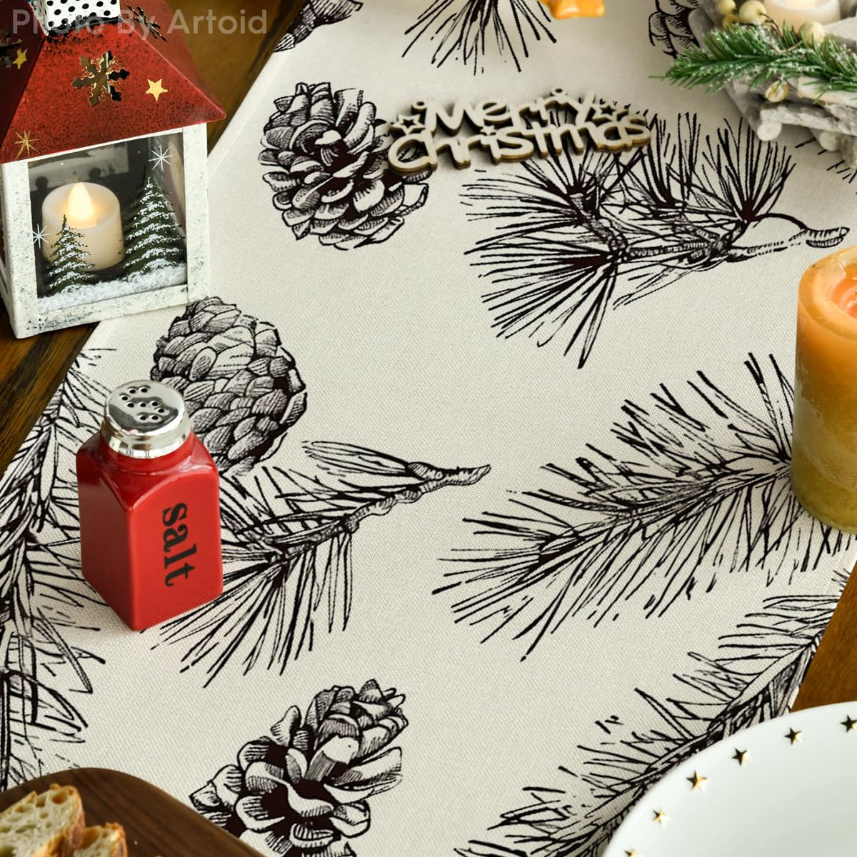 Artoid Mode durable polyester table runner shown for long-lasting use