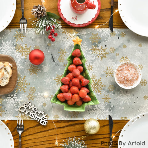 Artoid Mode protective runner shields table from heat and spills