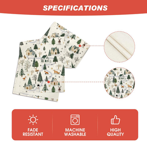 Artoid Mode table runner protects surfaces from heat and spills during meals.