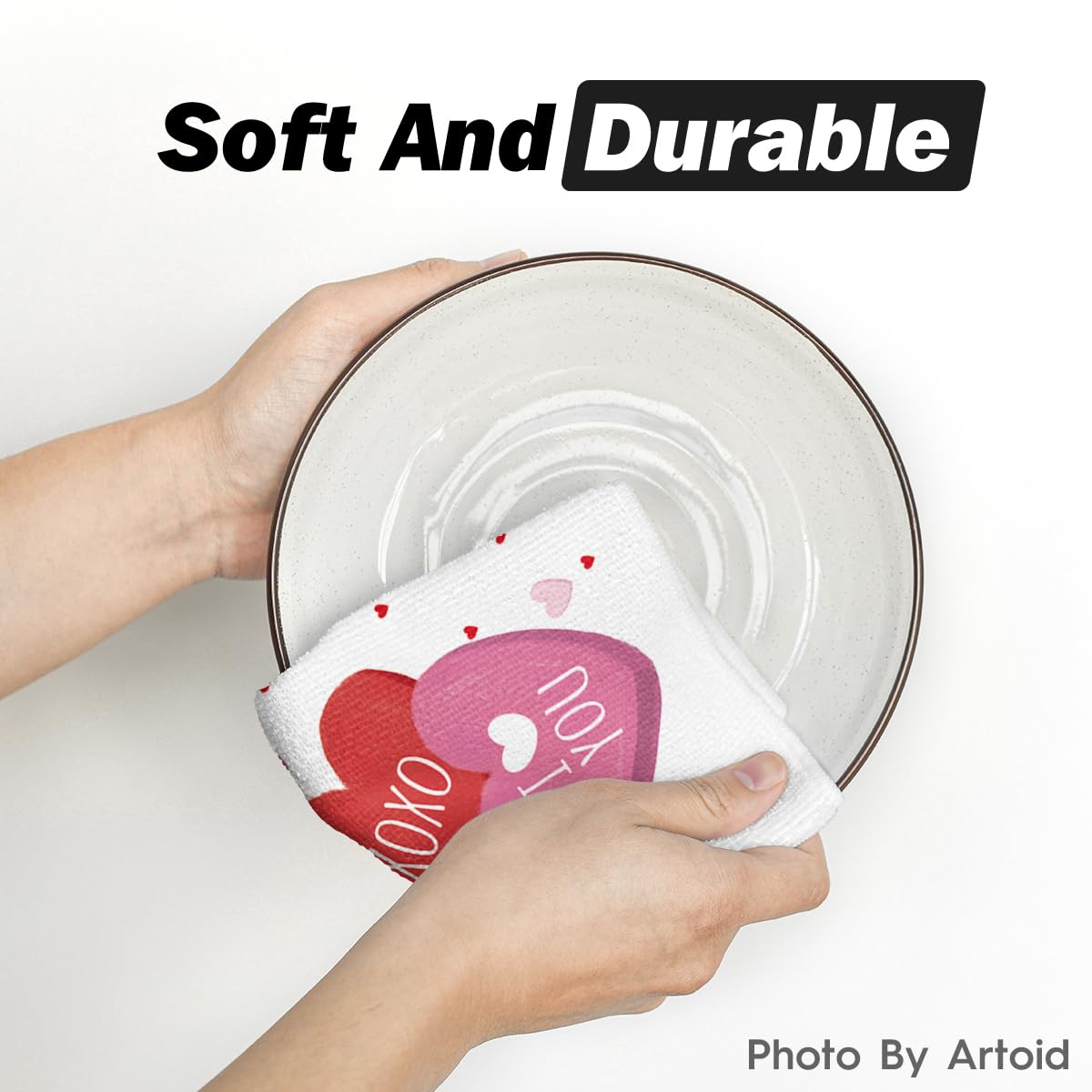 Large pattern design on Artoid Mode towel for daily use and decor.