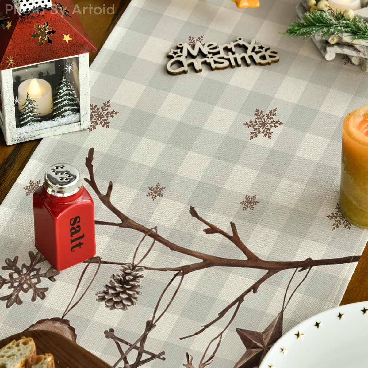Artoid Mode seasonal winter kitchen decor brightens everyday meals and celebrations