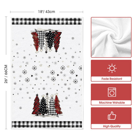 Artoid Mode two towels 18x26 inches, durable and machine washable.