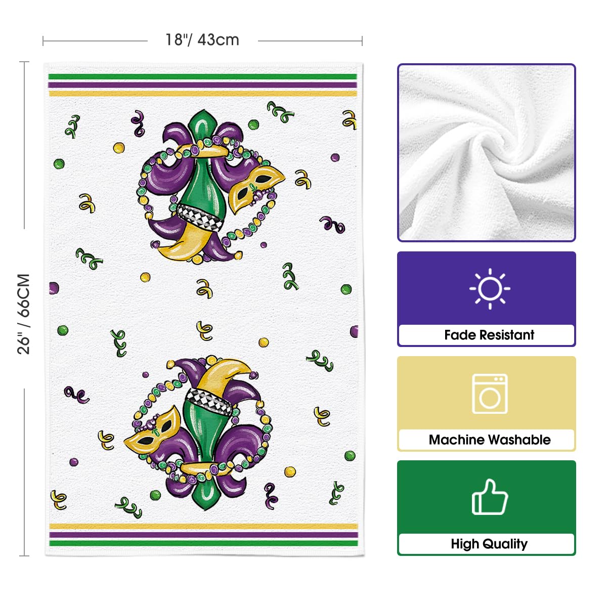 Artoid Mode kitchen towels set of two for decorative flair and drying.