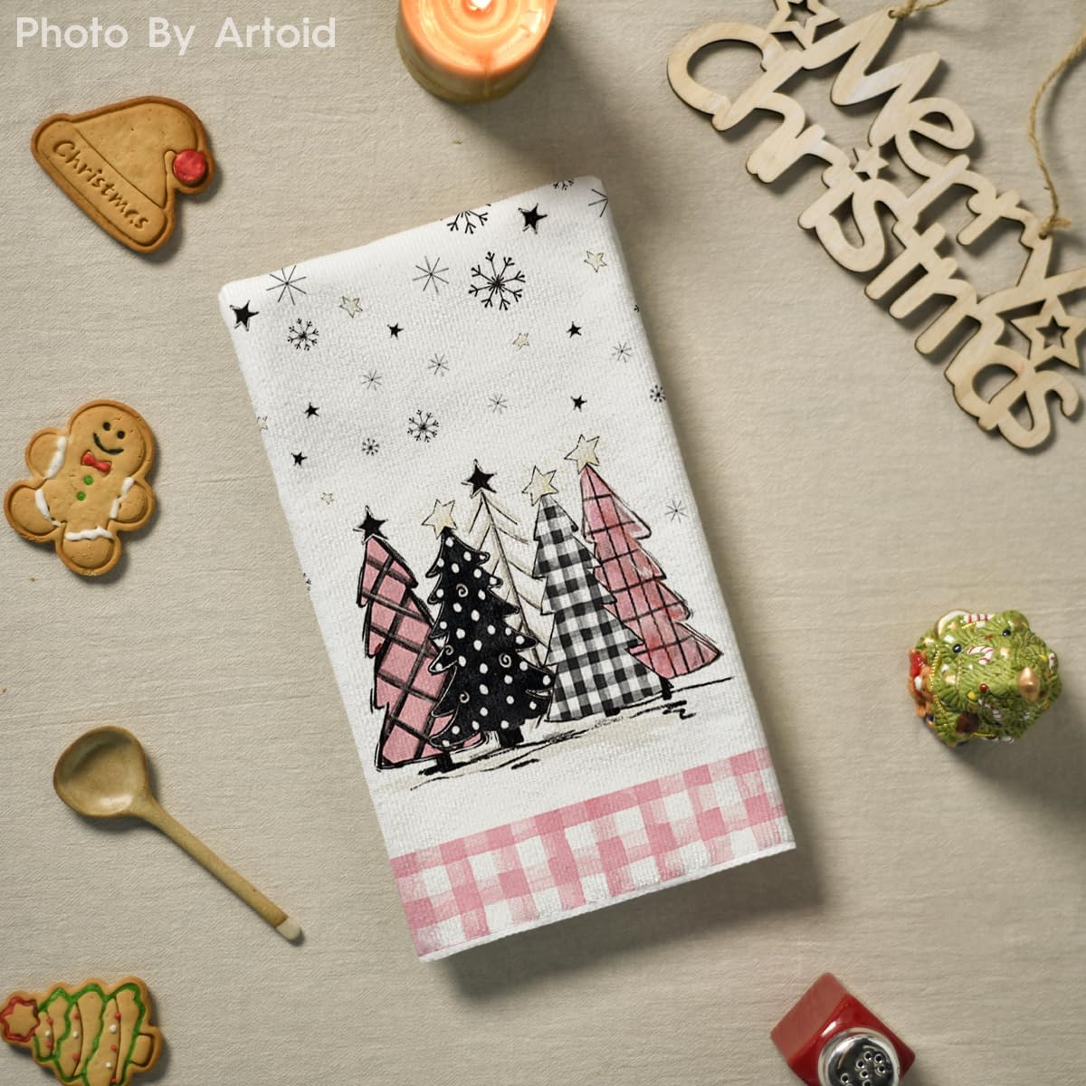 Artoid Mode soft absorbent dish towels ideal for drying and cleaning