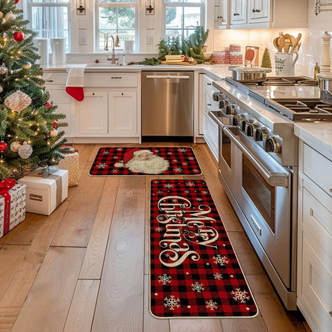 Artoid Mode stain-resistant kitchen mat resists spills and cleans quickly.