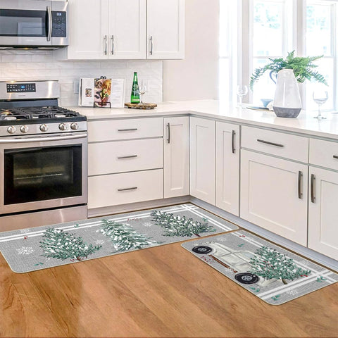 Artoid Mode pine-holly stripes pattern close-up shows stain-resistant surface