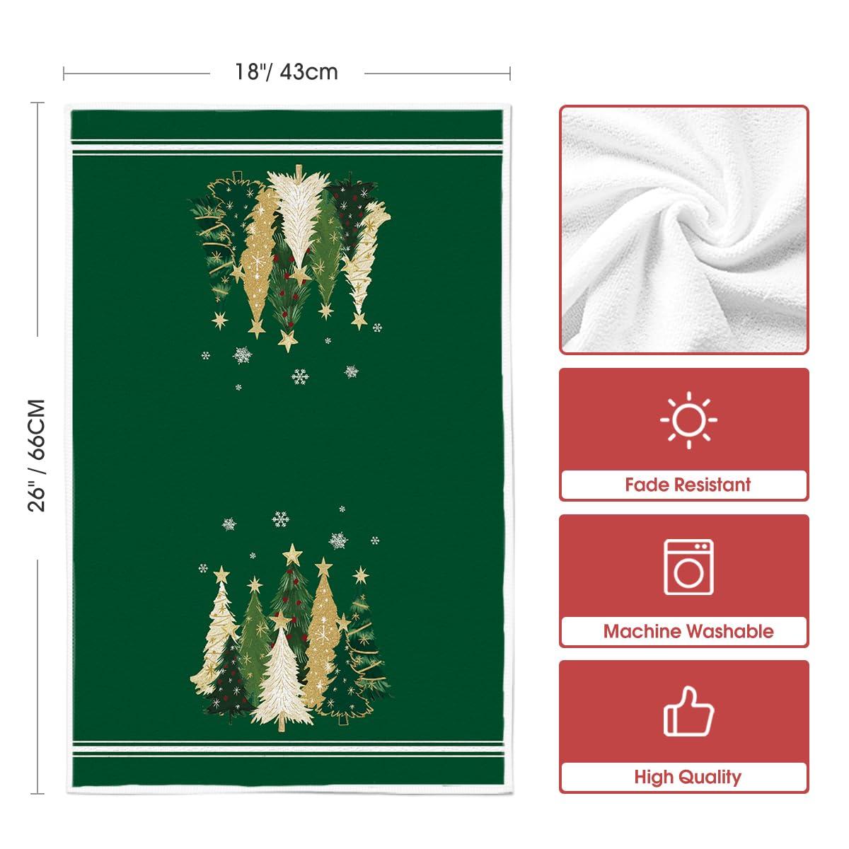 Artoid Mode two-piece dish towel set for versatile everyday use