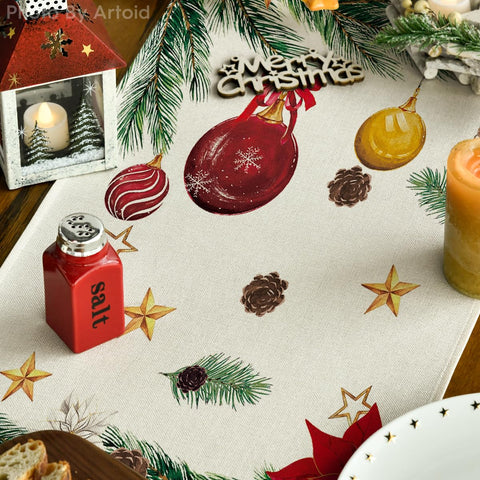 Artoid Mode vibrant pattern print adds whimsy to holiday tables.