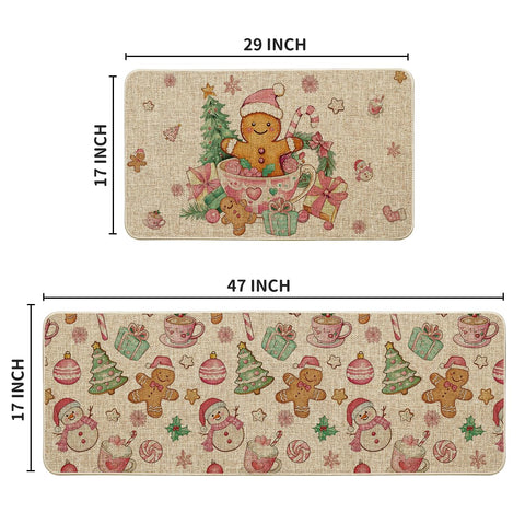 Artoid Mode winter decor mats for kitchen entryways add color and seasonal warmth.