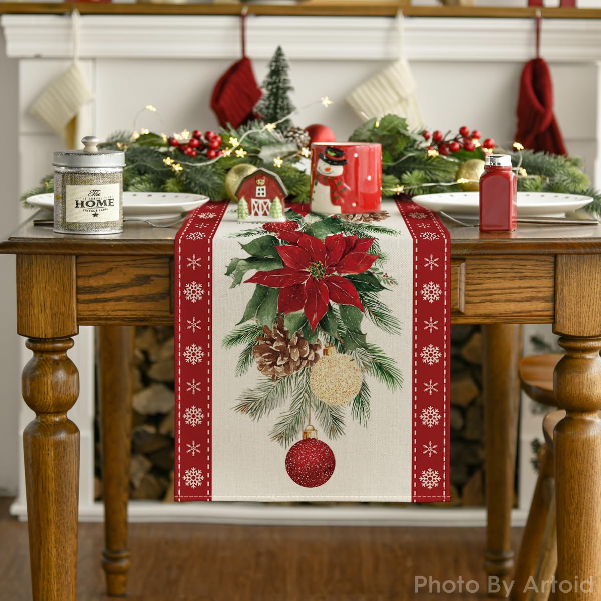 Artoid Mode designer pattern brings color and texture to seasonal tables.