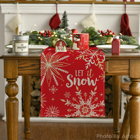 Artoid Mode Let It Snow pattern adds bright seasonal flair for gatherings.