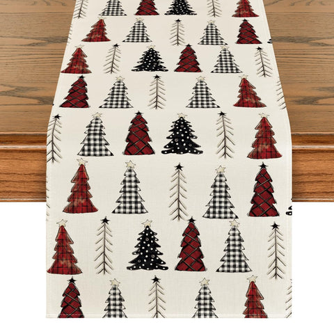 Artoid Mode Xmas Tree Runner on a festive table with vibrant colors