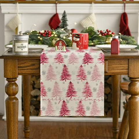 Artoid Mode table runner enhancing everyday dining with holiday flair
