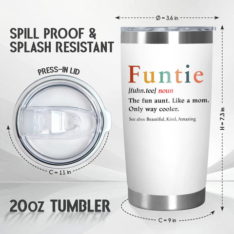 ARVEXO Funtie Definition tumbler body with playful design for everyday gifting