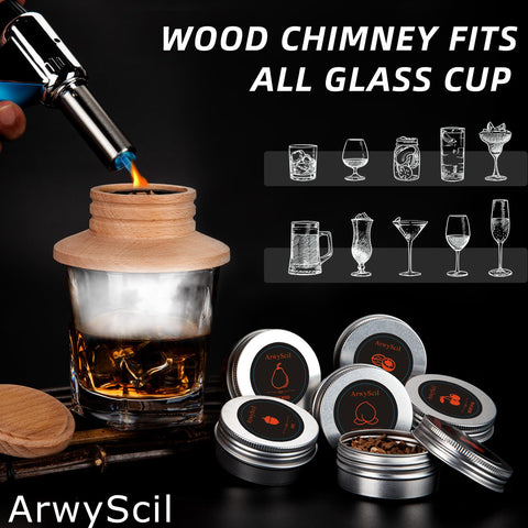 ArwySciI apple wood chips add subtle smoke to drinks