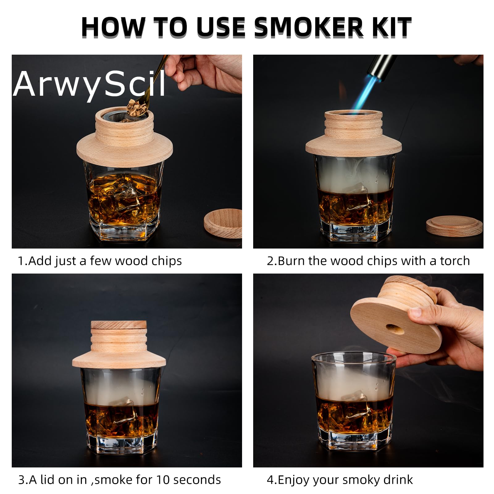 ArwySciI cherry wood chips impart rich cherry aroma