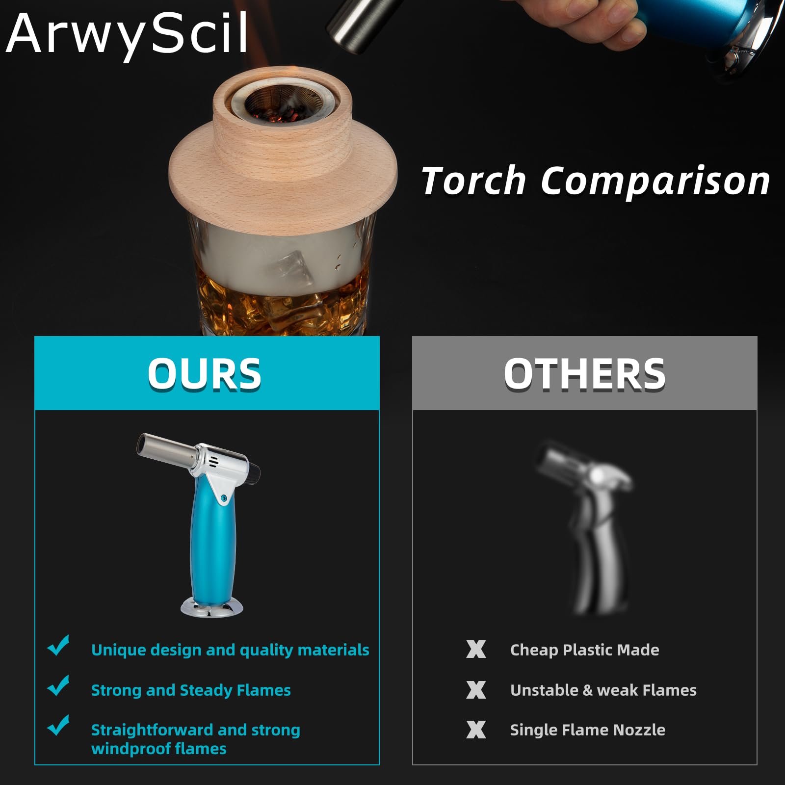 ArwySciI oak wood chips deliver mild smoky complexity