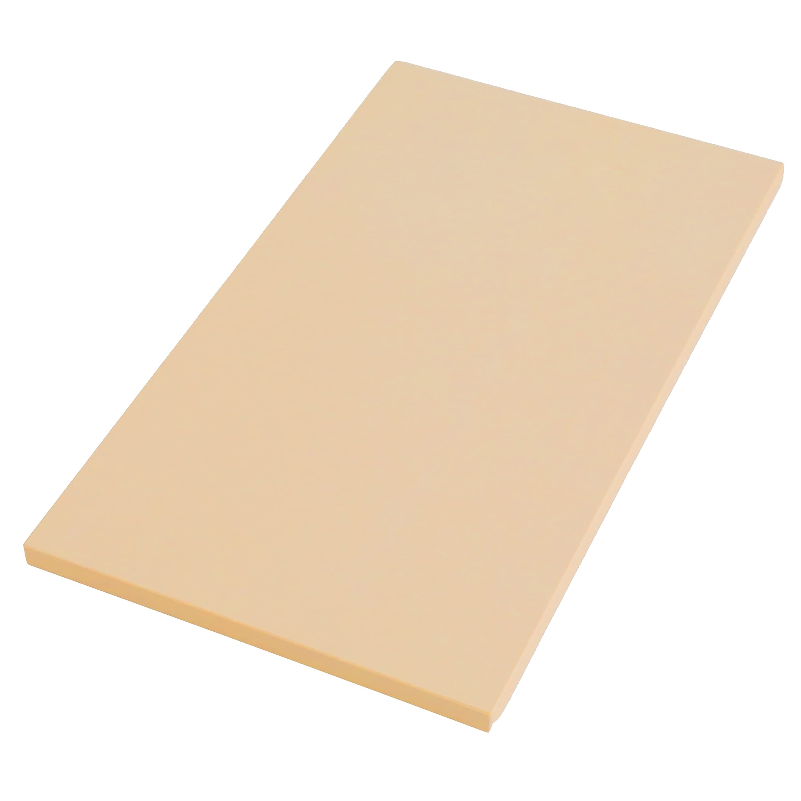 Asahi Cookin Cut rubber cutting board in front view, sturdy daily chopping surface.