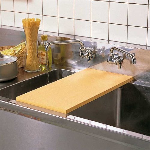 Asahi Cookin Cut rubber cutting board top view, large work area for prep.