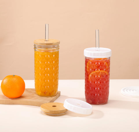 ASANMEYO reusable glass straws reduce waste while sipping