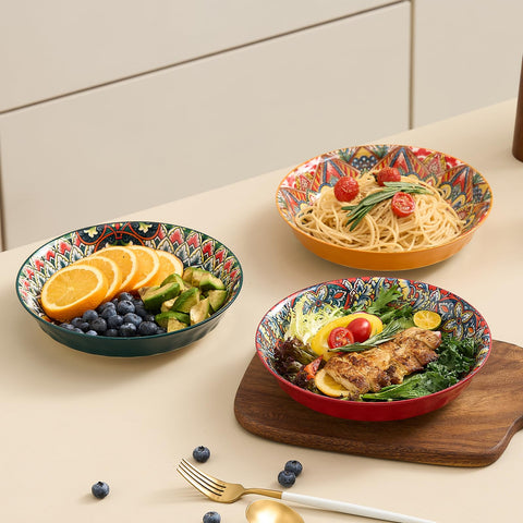 ASBEFORE versatile bowls perfect for soups, salads, and pasta bowls.