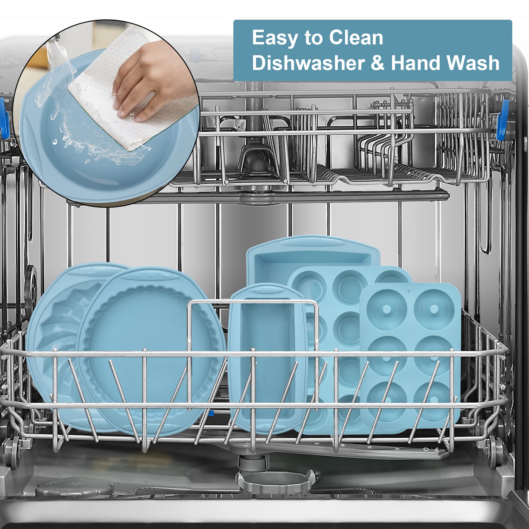 Aschef bonus brush and spatula for quick prep and cleanup