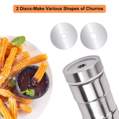 Aschef churro maker dough loading view highlights simple assembly