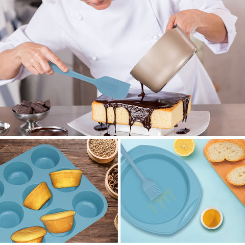 Aschef 12-cup muffin pan with nonstick release