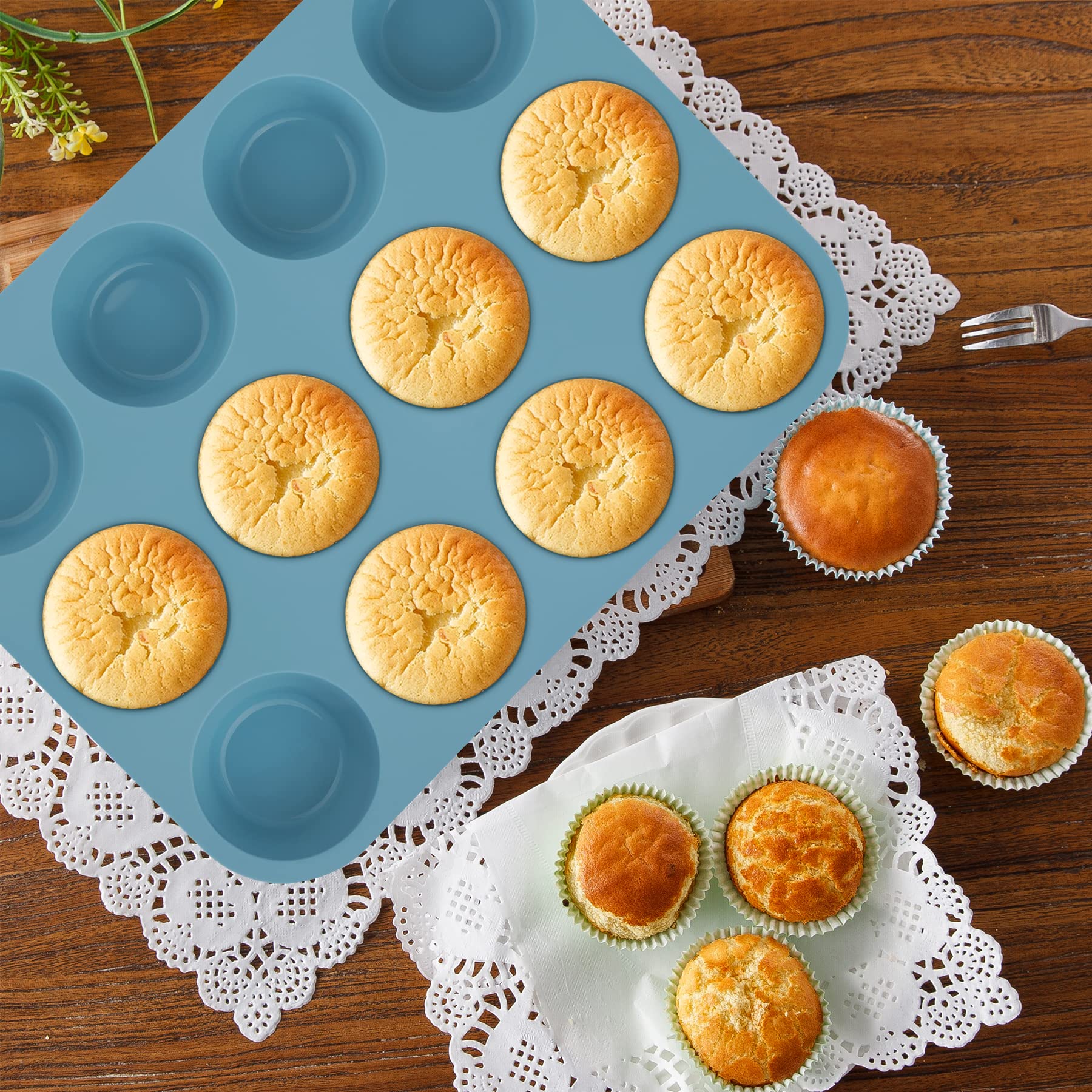 Aschef 9in round cake pan for clean, even bakes