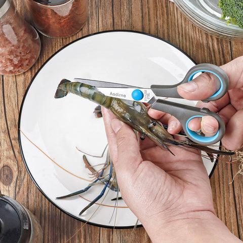 Asdirne 6-4 inch all-purpose scissors for small, precise kitchen jobs